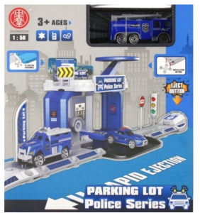 Parking Policja metalowe plus akcesoria  524845