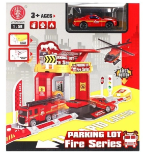 Parking Straż pożarna metalowe plus akcesoria