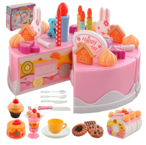 Tort urodzinowy - zestaw 75el.