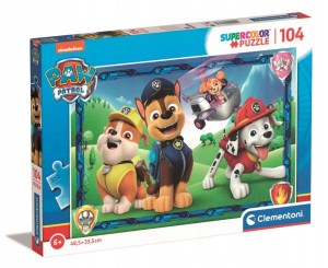 Puzzle Super Color 104 el. Psi Patrol