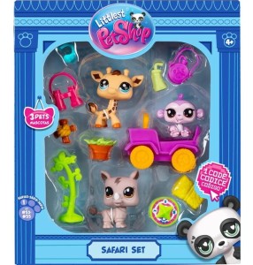 Littlest Pet Shop Zestaw Safari 3 figurki