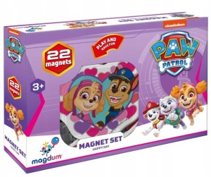Psi Patrol. Szczęśliwy dzień - zestaw magnesów