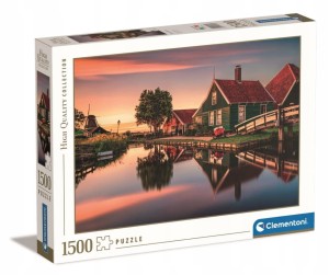 Puzzle 1500 HQ Zaanse schans 31696 Clementoni