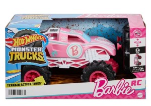 Hot Wheels Monster Truck R/C Barbie 1:24 Pojazd zdalnie sterowany HNV02