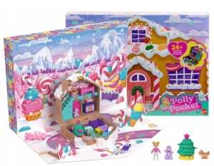 Polly Pocket Kalendarz adwentowy Piernikowa chatka JFV13