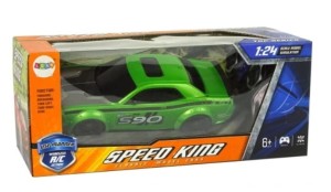 Auto sportowe 1:24 zdalnie sterowane zielone 280x130 mm Leantoys