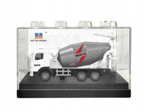 Betoniarka Metalowa Model Kolekcjonerski Huina Biała 1:80