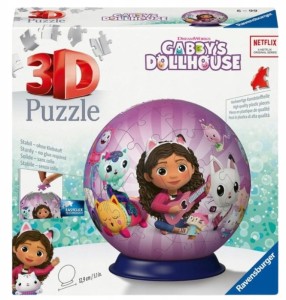 Ravensburger Puzzle 3D Kula: Koci Domek Gabi