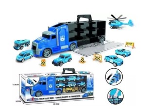 Auto kontener policja