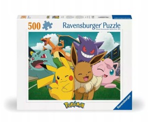 Puzzle 500 elementów. Pokemon Classic. Ravensburger