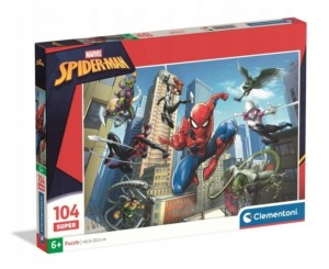Puzzle Super 104 elementów. Spider-Man