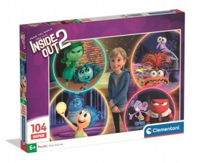 Puzzle super 104 elementów. Inside Out 2