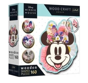 Puzzle drewniane 160 Stylowa Myszka Minnie TREFL