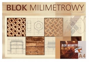 Blok milimetrowy Kreska A4 20 kartek