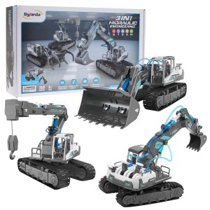 Zestaw Pojazdów Do Składania 3w1 168el