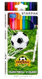 KREDKI OŁÓWKOWE 12KOL FOOTBALL STARPAK