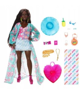 Barbie Extra Fly Lalka Plażowa w podróży HPB14