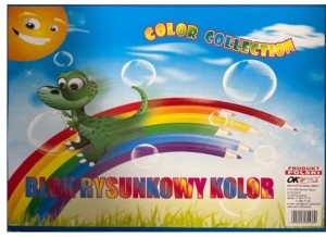 Blok rysunkowy A4 OK Office 20 kolorowy