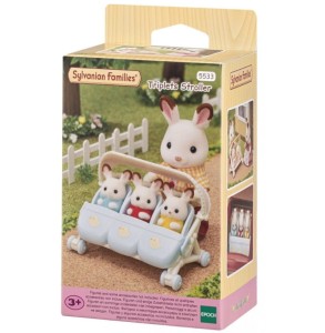 Sylvanian Families Spacerówka dla trojaczków 05533