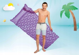 Materac Kolorowa fala - Intex 58807 Fiolet