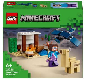 LEGO Minecraft 21251 Pustynna wyprawa Steve'a