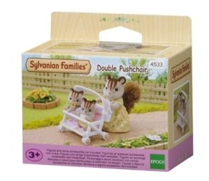 Sylvanian Families  Podwójny wózek spacerowy 4533