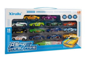 Zestaw Resoraki Autka Metalowe Samochodziki 16 szt