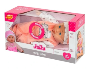 Lalka bobas leżąca 30 cm