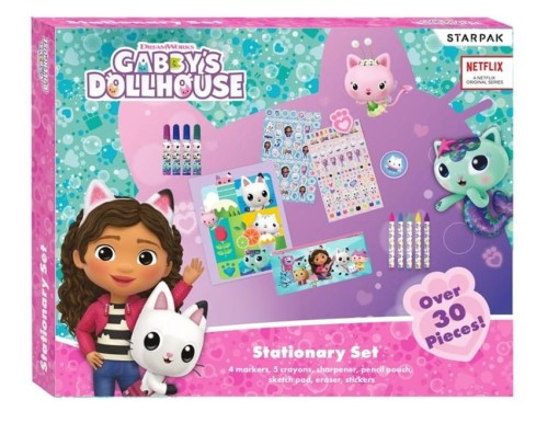 Zestaw artystyczny z naklejkami Koci Domek Gabi Winner House dla dzieci