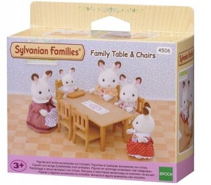 Sylvanian Families Zestaw Do Jadalni. Stół I Krzesła