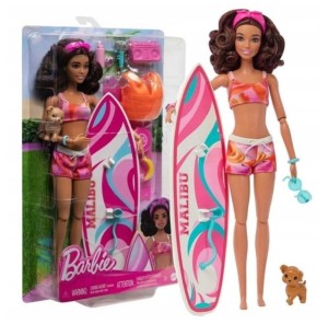 Mattel Barbie surferka z akcesoriami HPL69