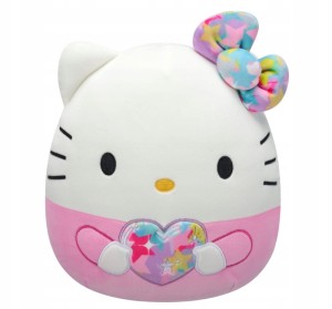 Squishmallows Sanrio HELLO KITTY STAR Różowa Maskotka z SERCEM 20 cm