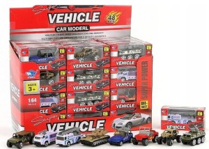 Auto metalowe 1:64 MIX