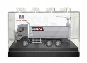 Wywrotka Metalowa Model Kolekcjonerski Huina Srebrna 1:80