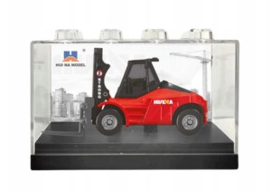 Wózek Widłowy Metalowy Model Kolekcjonerski Huina Czerwony 1:80