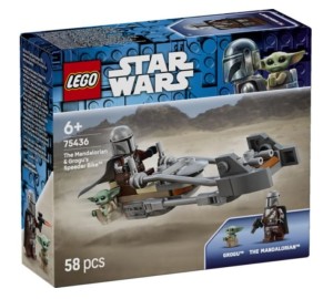 LEGO 75436 Star Wars Śmigacz Mandalorianina i Grogu