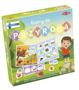 Gra planszowa Uczmy się. Przyroda. 4+