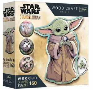 Puzzle drewniane 160 Grogu TREFL