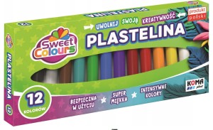Plastelina Sweet Colours 12 kolorów
