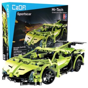  KLOCKI R/C AUTKO SPORTOWE 453 ELEMENTÓW + PILOT (C51007W)