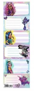Naklejki na zeszyt Monster High Starpak 515604