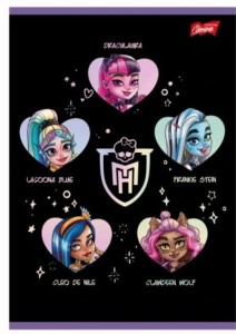 Zeszyt A5 32k linia dwukolorowa Monster High