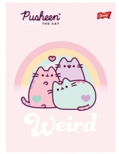 Zeszyt w trzy linie A5 Pusheen Unipap 32 kartek