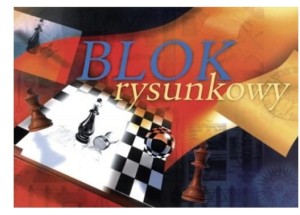 Blok rysunkowy biały A4 20 kartek 70g KRESKA