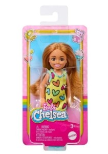 Barbie Chelsea Sukienka w serca HNY57