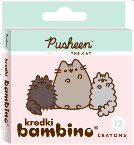 Kredki Bambino Pusheen 12 kolorów
